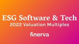 ESG Software & Tech 2022 Revenue Multiples